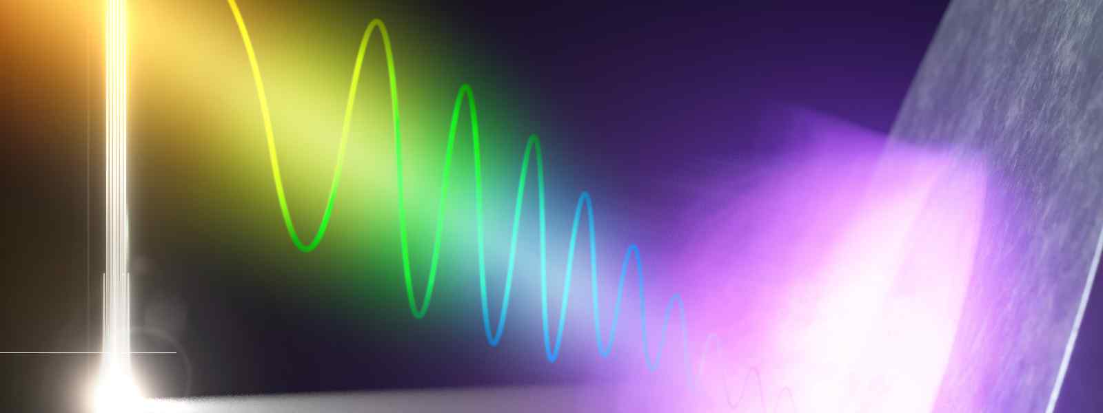 The plasma-based approach holds the potential to generate exawatt to zettawatt lasers from a compact compressing device. Image by Hyojeong Lee The plasma-based approach holds the potential to generate exawatt to zettawatt lasers from a compact compressing device. Image by Hyojeong Lee