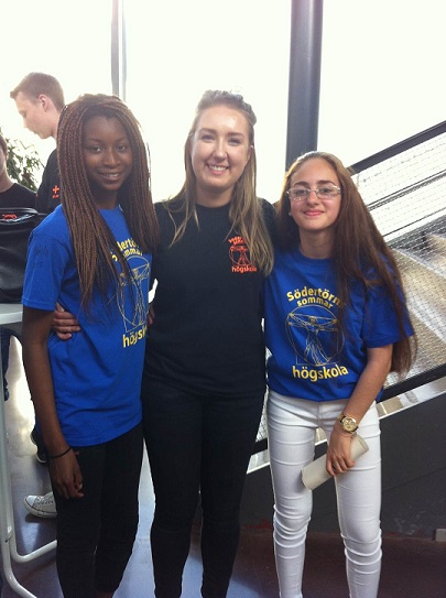 Students at Sodertorn summer academy 405x543