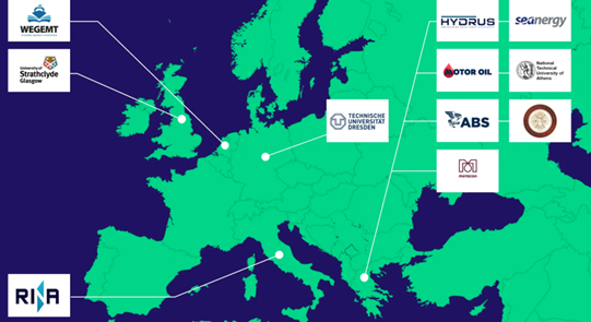 A list of sponsors of SAFeCRAFT on a world map